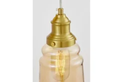 Arrediorg Applique a parete e vetro ambra MOLETTI W1
