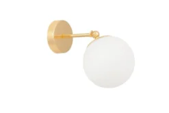 Arrediorg Applique dorata direzionabile a sfera FREDICA W1