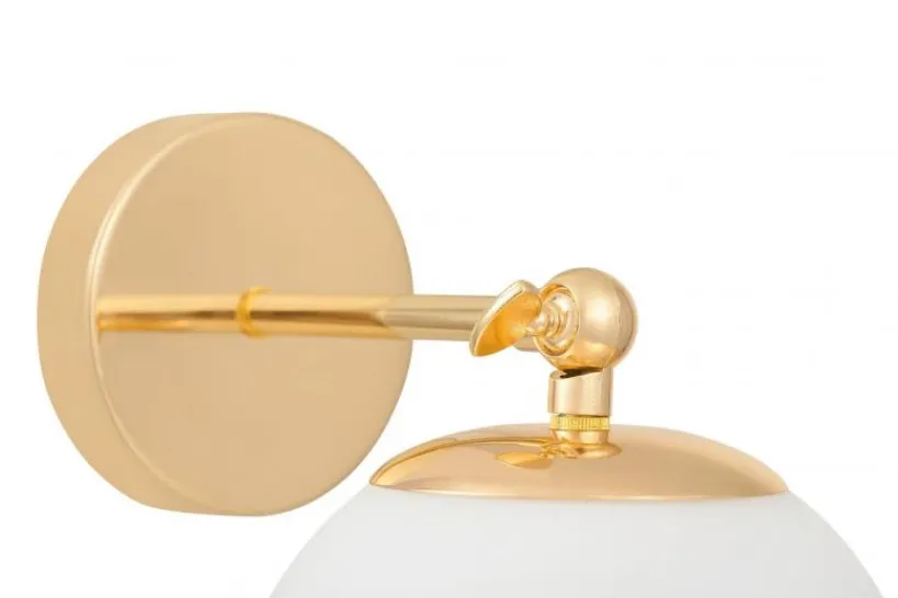 Arrediorg Applique dorata direzionabile a sfera FREDICA W1