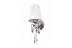 Arrediorg Applique lampada da parete Alessia W1 Bianco