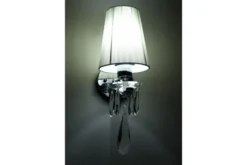 Arrediorg Applique lampada da parete Alessia W1 Bianco