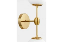 Arrediorg Applique lampada da parete di design in ottone con sfere vetro ZODIAK W2