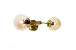 Arrediorg Applique lampada da parete di design in con sfere vetro ZODIAK W2