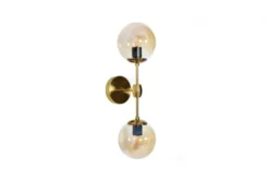 Arrediorg Applique lampada da parete di design in con sfere vetro ZODIAK W2