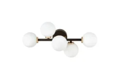 Arrediorg Applique lampada da parete di design MARSIADA W5 Oro