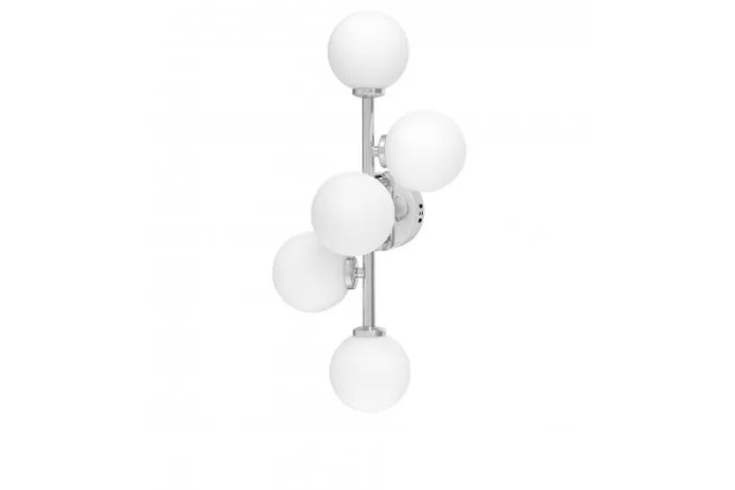 Arrediorg Applique lampada da parete di design MARSIADA W5 Cromato