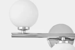 Arrediorg Applique lampada da parete di design MARSIADA W3 Cromato