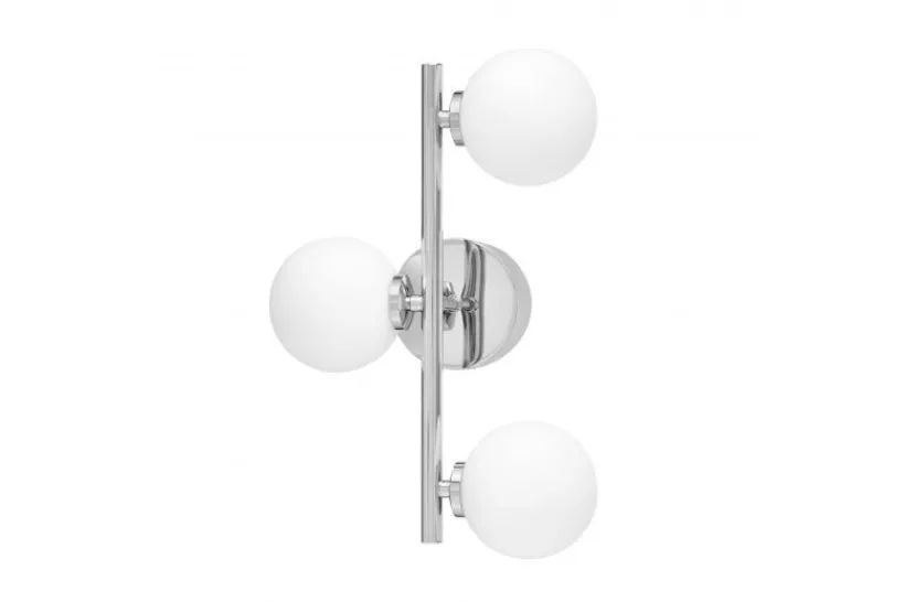 Arrediorg Applique lampada da parete di design MARSIADA W3 Cromato