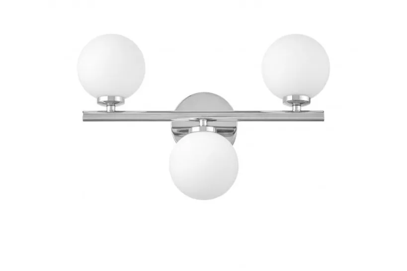 Arrediorg Applique lampada da parete di design MARSIADA W3 Cromato