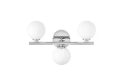 Arrediorg Applique lampada da parete di design MARSIADA W3 Cromato