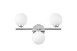 Arrediorg Applique lampada da parete di design MARSIADA W3 Cromato