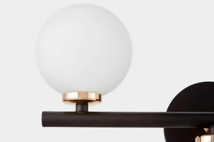 Arrediorg Applique lampada da parete di design MARSIADA W3 Oro