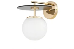 Arrediorg Applique lampada da parete di design colore oro DALTONA