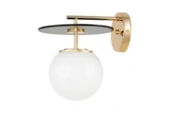 Arrediorg Applique lampada da parete di design colore oro DALTONA