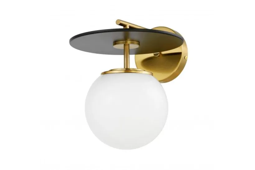 Arrediorg Applique lampada da parete di design colore ottone DALTONA