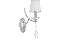 Arrediorg Applique lampada da parete Dominni W1 Cromo