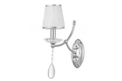 Arrediorg Applique lampada da parete Dominni W1 Cromo
