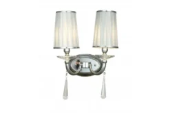 Arrediorg Applique lampada da parete FABIONE W2 Cromato
