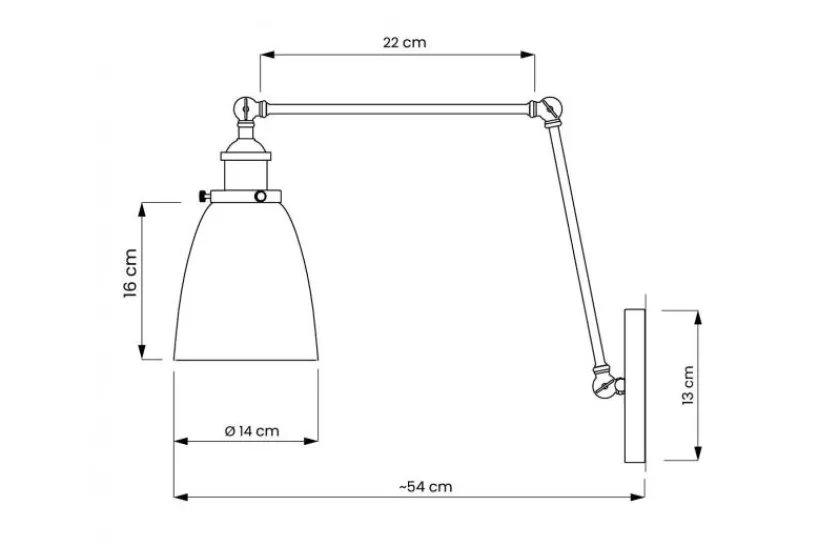 Arrediorg Applique lampada da parete FABI PRO GRIGIO W2