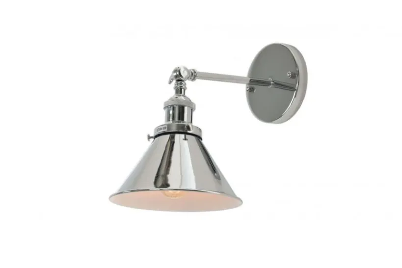 Arrediorg Applique lampada da parete GUBI W1 Cromato
