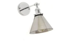 Arrediorg Applique lampada da parete in vetro Nubi CROMO W1