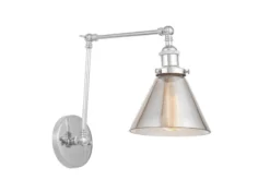 Arrediorg Applique lampada da parete in vetro NUBI PRO GRIGIO W2