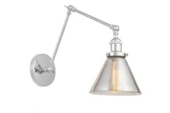 Arrediorg Applique lampada da parete in vetro NUBI PRO GRIGIO W2