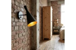 Arrediorg Applique lampada da parete stile industriale Foggi W1