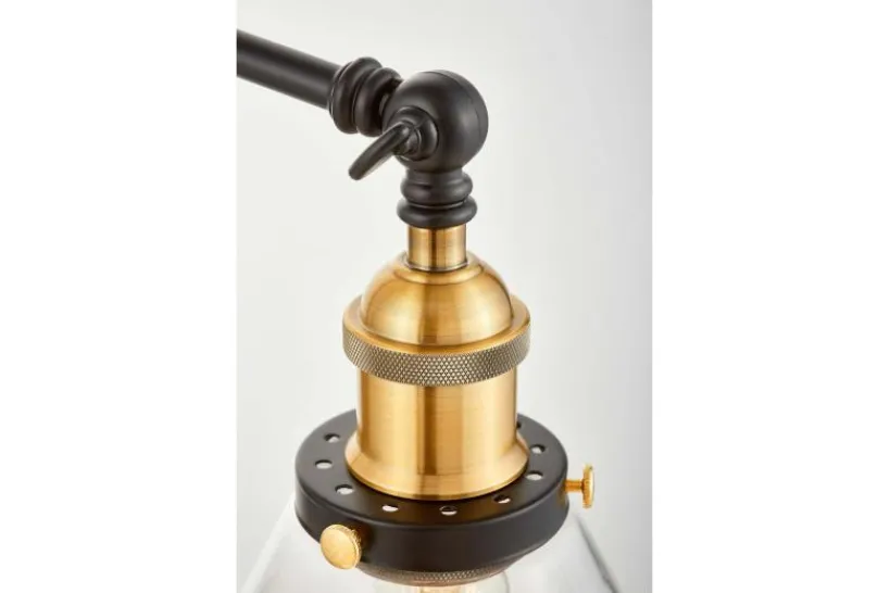 Arrediorg Applique lampada da parete stile industriale vintage HARTON W2