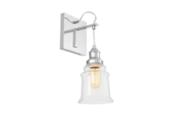 Arrediorg Applique moderna vetro trasparente MOLETTI W1