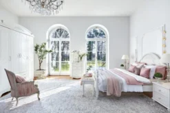 Arrediorg Armadio 4 ante bianco stile provenzale Princess 805