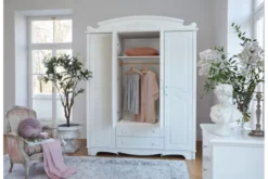 Arrediorg Armadio 4 ante bianco stile provenzale Princess 805