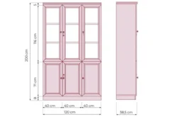 Arrediorg Armadio 3 ante per ufficio o studio in stile classico PRESTIGE C630C