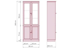 Arrediorg Armadio 2 ante per ufficio o studio in stile classico PRESTIGE C620A