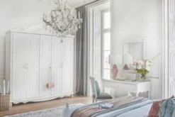 Arrediorg Armadio 5 ante Princess 893 colore Bianco