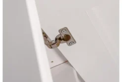 Arrediorg Armadio basso top miele legno massello 2 ante bianco toscano shabby