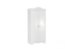 Arrediorg Armadio provenzale 2 ante legno bianco Princess 806B