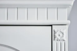 Arrediorg Armadio stile provenzale 3 ante legno bianco Princess 806