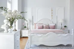 Arrediorg Camera da letto provenzale completa con letto 180 x 200 Princess 805