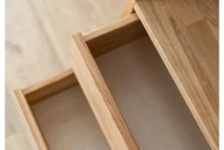 Arrediorg Cassettiera 3 cassetti in massello naturale oliato