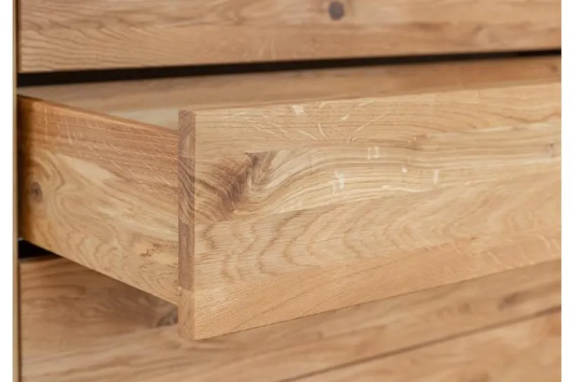 Arrediorg Cassettiera in massello naturale oliato design moderno