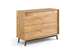 Arrediorg Cassettiera in massello naturale oliato design moderno