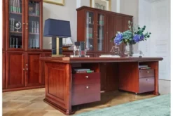 Arrediorg Cassettiera interna con chiusura a chiave per scrivania classica 50 cm Prestige
