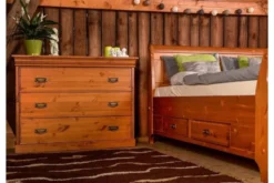 Arrediorg Comò naturale legno massello shabby toscano