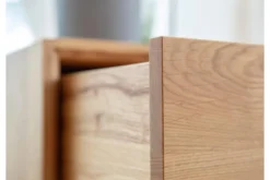 Arrediorg Comodino pensile design in rovere massello oliato naturale