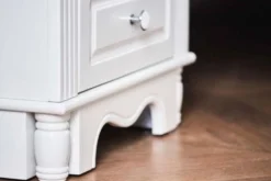 Arrediorg Comodino provenzale bianco con cassetti Princess 805