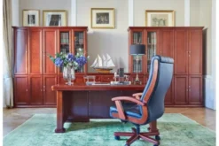 Arrediorg Completo ufficio PRESTIGE B610 in stile classico con scrivania 1,6 Metri