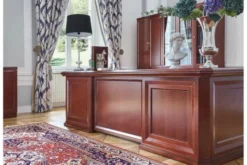 Arrediorg Completo ufficio PRESTIGE B710 in stile classico con scrivania 2,4 Metri