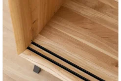 Arrediorg Credenza moderna in massello con portabottiglie