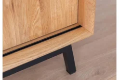 Arrediorg Credenza moderna in massello con portabottiglie